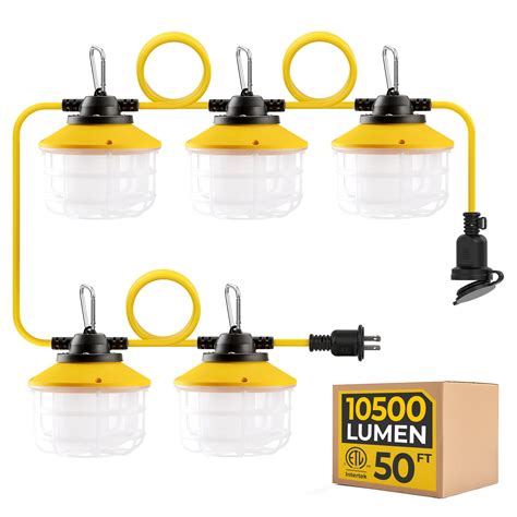 Construction Temp Light Strings 250 Watt Temporary Construction String