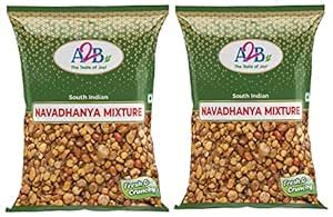 A2B Snacks Navadhanyam Mixture (Pack of 2 * 200gm) : Amazon.in: Grocery ...