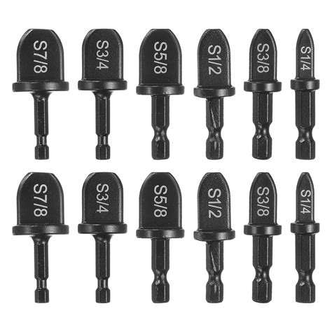 Uxcell Swaging Tool Drill Bit Set HVAC Repairing Flaring Tool Tube ...