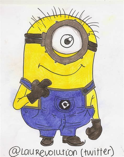 Art Is The Last Form Of Magic: How to draw a minion ( carl)