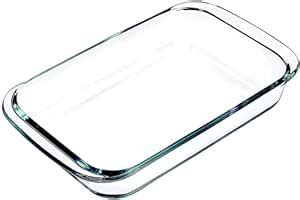 Buy Femora Borosilicate Glass Rectangle Microwave Baking Dish, Oven ...