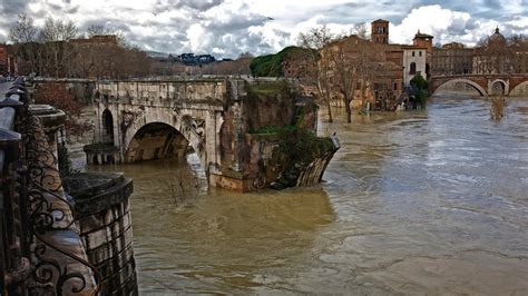 Download wallpaper Rome, Italy, old, ruins, Roman bridge, ancient, The ...