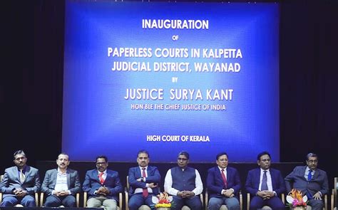 Kalpetta In Kerala Becomes First Judicial District In Country Where All ...