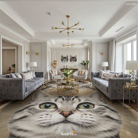 LUX.2428 Cat Themed Epoxy Floor: Unique & Stylish Flooring Ideas for ...