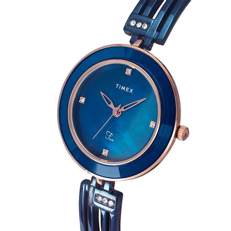 Timex Fria Women Blue Round Dial Analog Watch