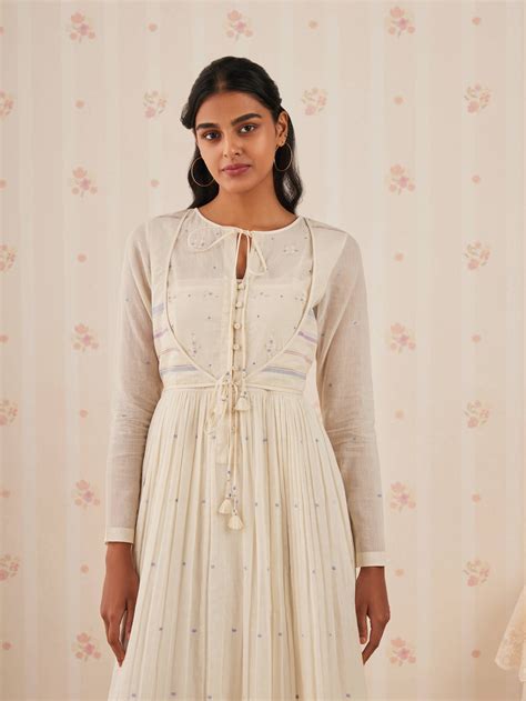 Tranquil Dreams Tassel Handwoven Cotton Maxi Dress | Buna Studio