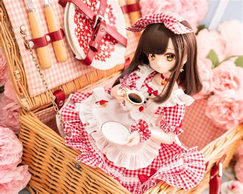 MDD / DDP / SDM対応OF【ツインシスターズ☆苺ちゃんバスケット】 MDD / DDP / SDM Outfit Set【Twin ...