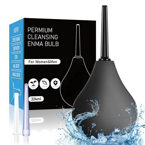 Amazon.com: Anal Douche Bottles Kit Reusable - Bulb,Enema Douche with 3 Nozzle, Reusable Anal ...