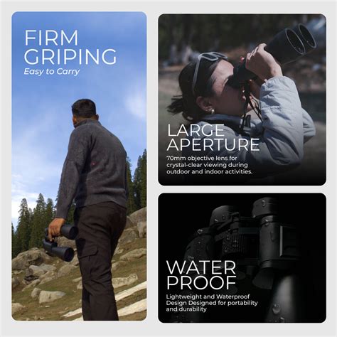 Buy Online Falcon F15 15x70mm Binocular | Black | Pie Matrix