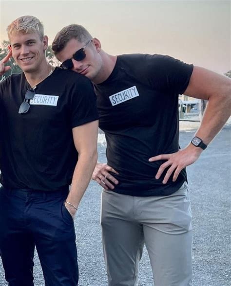Carl Nassib & Soren Dahl Pose Together For Adorable Insta Story Pic