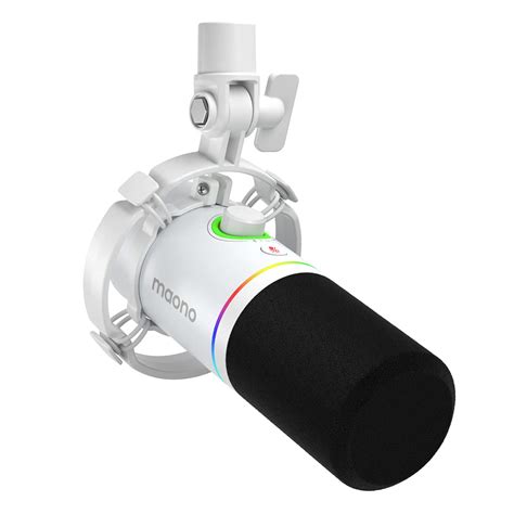 MAONO XLR/USB Dynamic Microphone,Gaming Mic with Software, Mute, Gain ...