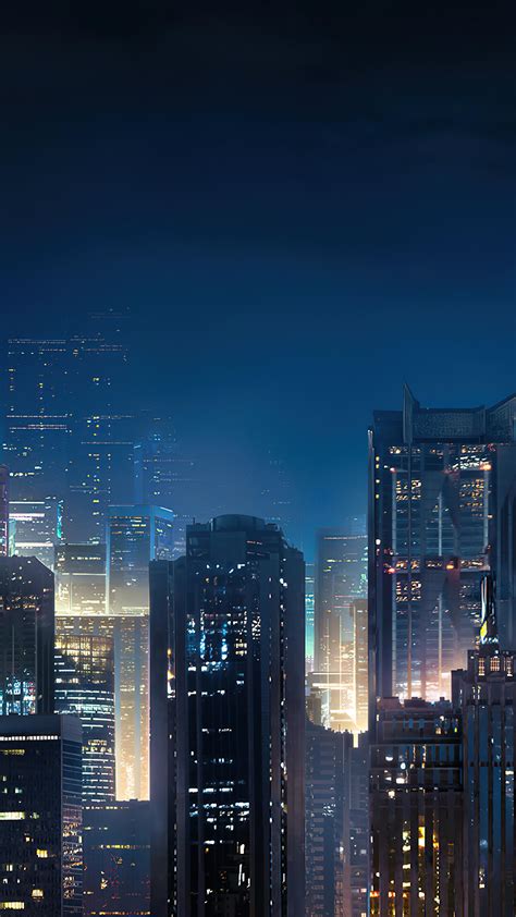 🔥 Free Download Night City Cityscape Building Scenery 4k Wallpaper ...
