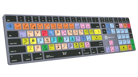 Logickeyboard Logic Pro X - TITAN Wireless Backlit Mac Keyboard [LKB ...