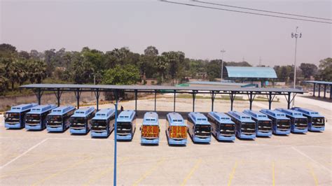 Tata Steel Meramandali launches 20 electric buses for employees