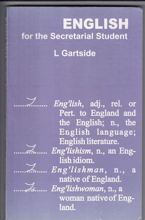 Buy ENGLISH for the Secretarial Student Book Online at Low Prices in ...