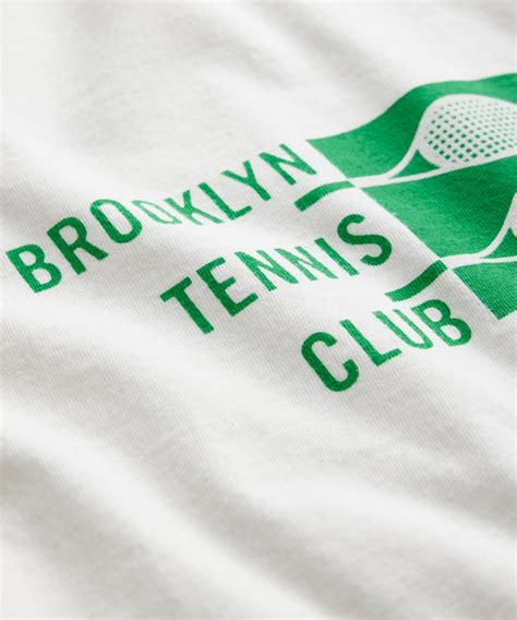 BROOKLYN TENNIS CLUB TEE IN BISQUE