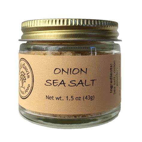 Onion Sea Salt | Seasoned Sea Salt | Sea Salt Blend | Flavored Sea Salt ...