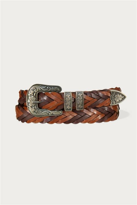 WESTERN MULTI COLORED BRAID BELT | Lucky Brand