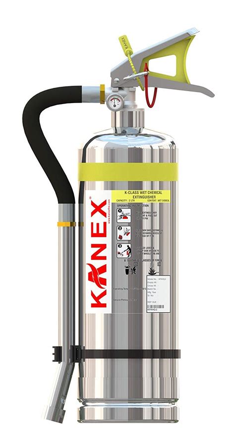 Kanex Fire F class kitchen (Stored Pressure) 2Ltr. Fire Extinguisher ...