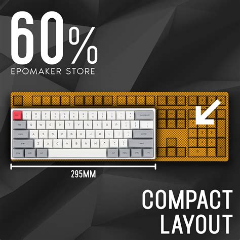 Buy EPOMAKER SKYLOONG SK61 61 Keys 60% Hot Swappable Programmable ...