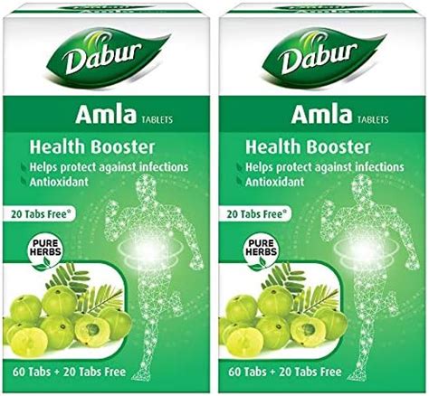 DABUR Amla Tablets- Health Booster | Rich in Anti Oxidants | Provides ...