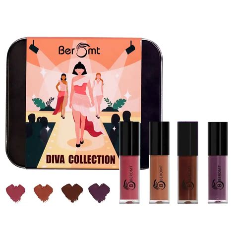 Beromt Mini Matte Lipstick set Collection Petite Lip Perfection action