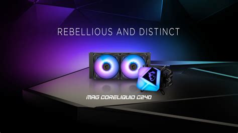 Buy Shop MSI MAG Coreliquid C240 ARGB CPU Liquid Cooler at Low Price ...