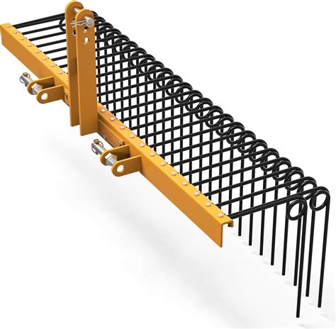 Amazon.com : 72 Inch 3 Point Tractor Rake, Pine Straw Needle Rake ...