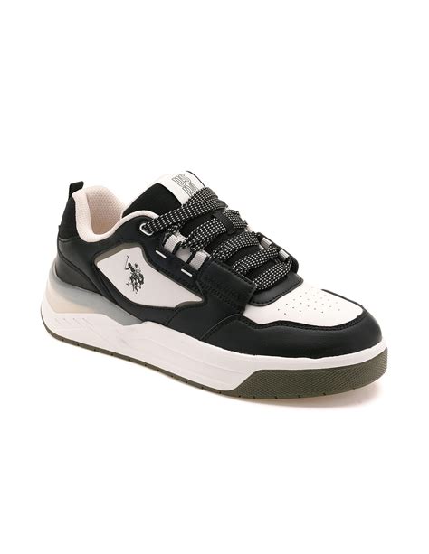 Round Toe Colourblocked Vander Sneakers – U.S. Polo Assn. India