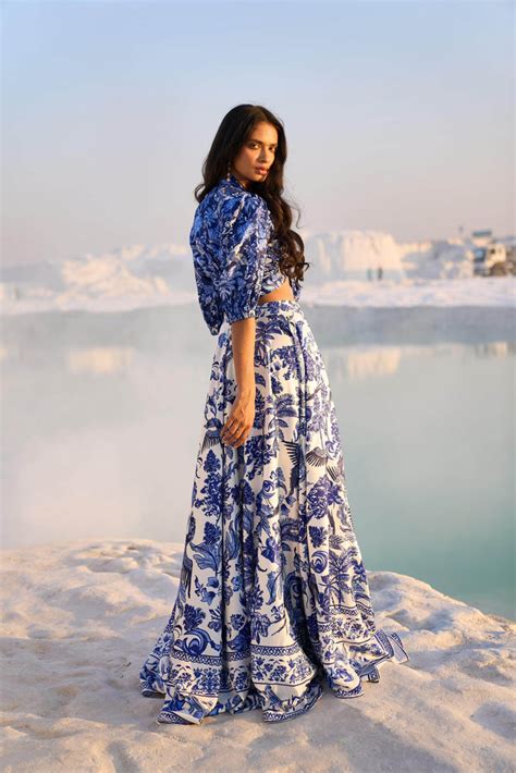 Dash and Dot - PORCELAIN PRINT SKIRT SET | Online Store – dash and dot