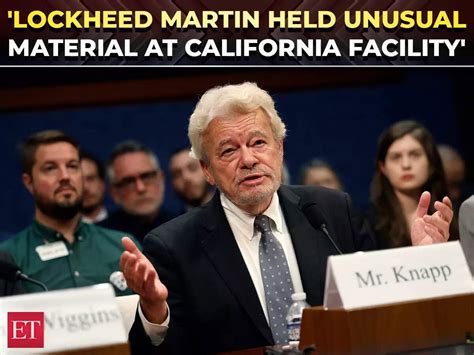 'Material was not made here…': Knapp drops bombshell, alleges Lockheed ...