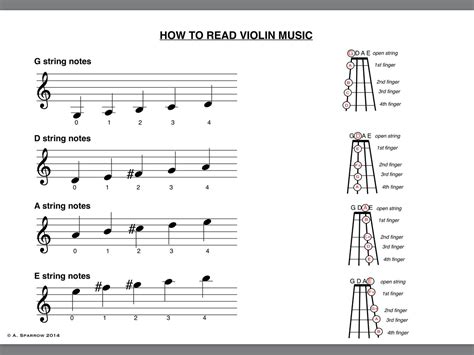 Image result for Violin Notes with Strings