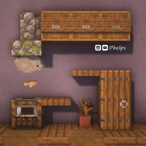 Image result for Rustic Kitchen Minecraft