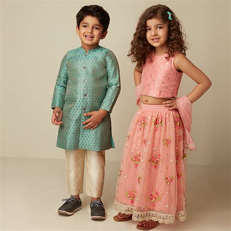 Ethnic Kurtas, Dresses, Lehengas & More For Kids By Utsa | Westside