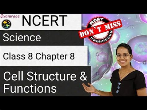 NCERT Class 8 Science Chapter 8: Cell Structure and Functions - English ...