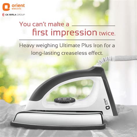 Orient Electric Ultimate Heavy Dry Iron – Eziona™