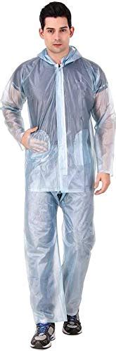 BRATS N BEAUTY Milk White Color Transparent Raincoat XXL Size for Men I ...