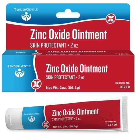 Tender Gentle Zinc Oxide Ointment for Adults and Babies - 2 oz Diaper ...
