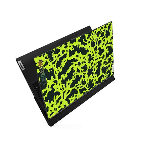 Neon Green Splatter Camo Lenovo Legion 5 15ARH05 Laptop Skin
