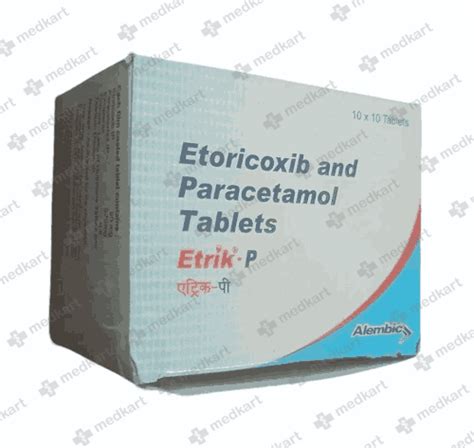 ETRIK P TABLET 10'S, Price, Composition & Generic Alternatives - Medkart
