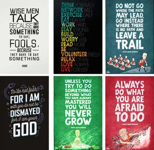 Combo Pack of 6 HD Inspirational Quotes and Motivational Wall Posters ...