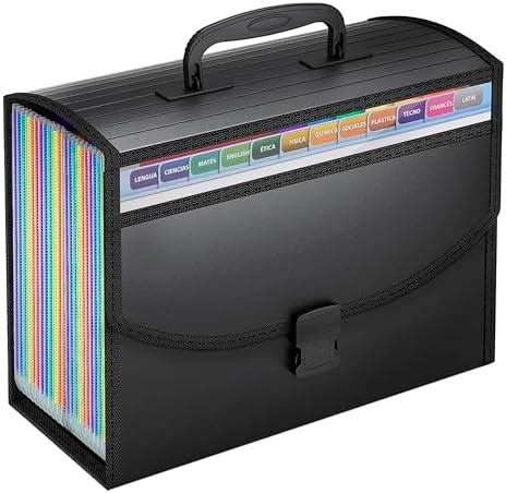 NISUN 25 Pockets Accordion File Organizer With Handle,Expanding File ...