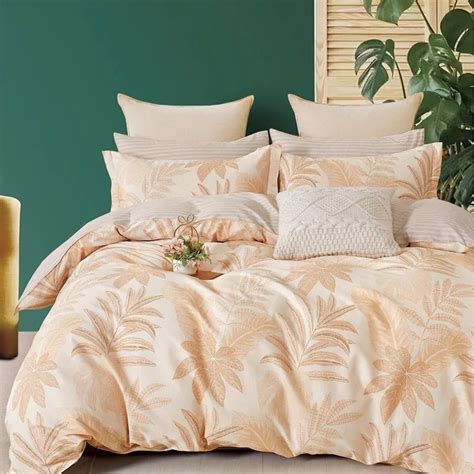 FOUR SEASONS ORANGE FLORAL DOUBLE BEDSHEET