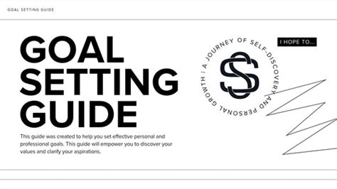 Goal Setting guide – SkySh