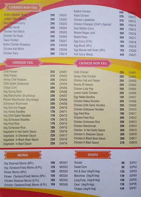 Menu of The Desi Firangi, Greater Noida, Noida - magicpin