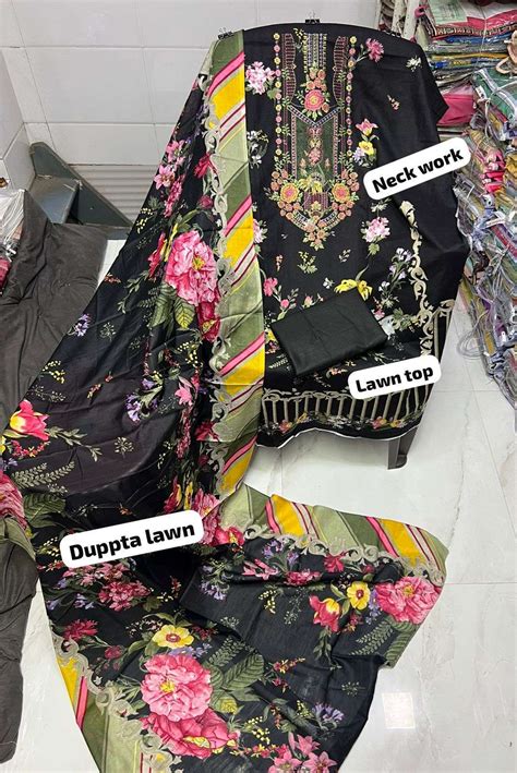 BIN SAEED EMBROIDERED COLLECTION VOL 2 LAWN COTTON FANCY EMBROIDERIES ...
