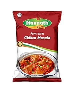 Navnath Spices Chicken Masala, 400g Pouch | Pack of 4 | 100g Each ...