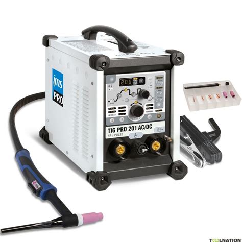 IMS 96755 Inverter Tig Pro 201 Ac/Dc hf Air TIG AC/DC Welder 230 Volt ...