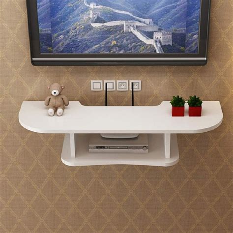 SjYsXm-Floating shelf Floating Wall Mounted TV Stand with Storage Shelf ...