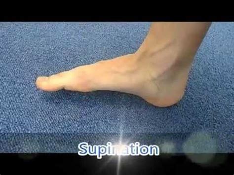Ankle pronation and supination - YouTube